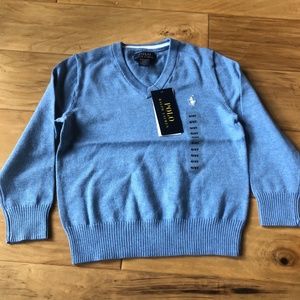 Polo Ralph Lauren V-Neck Pima Cotton SWTR-4T NWT